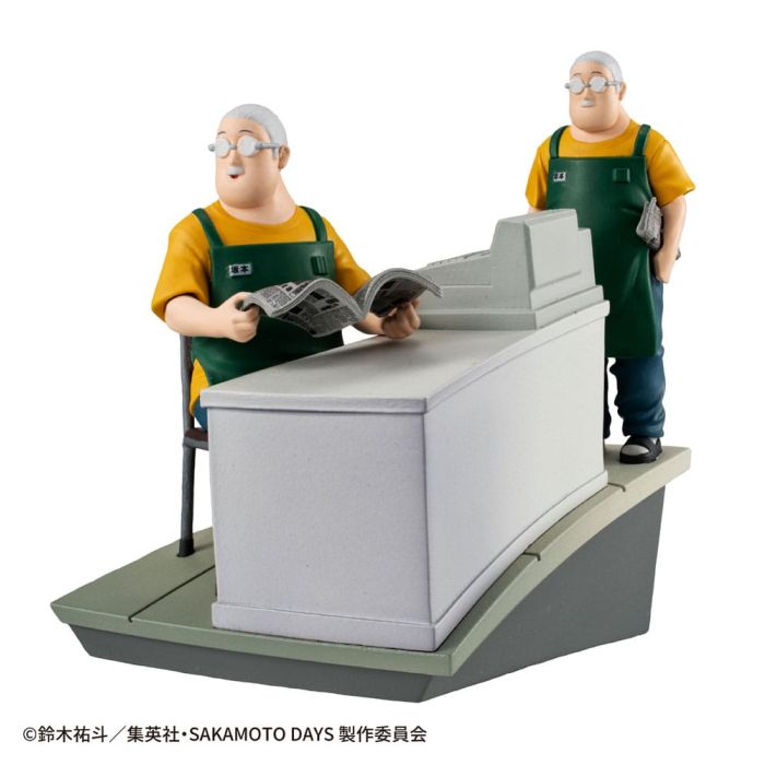 Sakamoto Days Petitrama EX Series Trading Figure 4-Set Cut Out Scenes Set 9 cm    