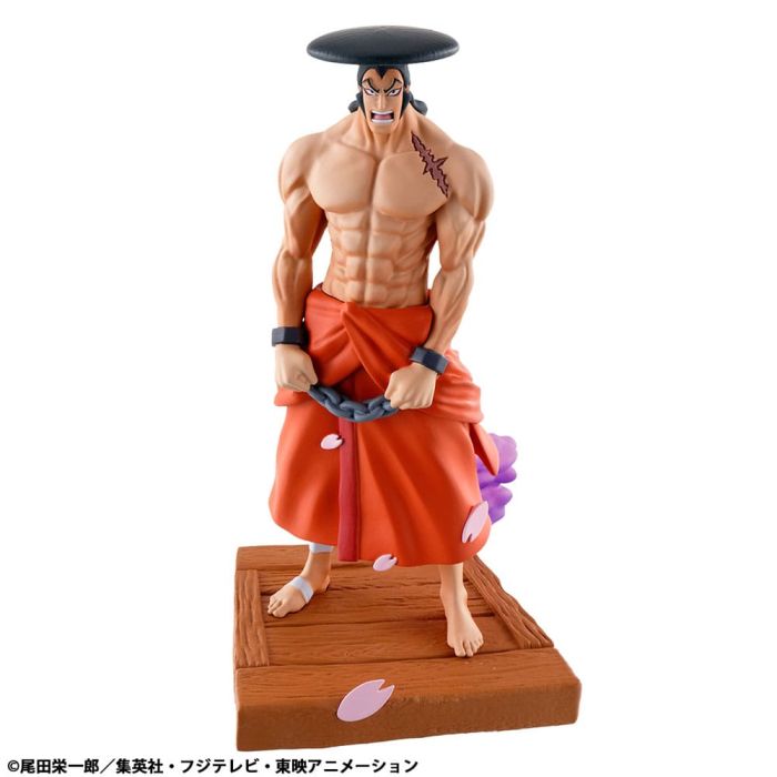 One Piece Petitrama PVC Mini Statue Logbox Re Birth Wano Kuni Vol. 1 Set 9 cm