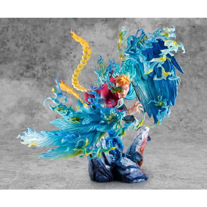 One Piece P.O.P MAS Maximum PVC Statue Marco the Phoenix Leader of 1st group of Whitebeard Pirates 32 cm