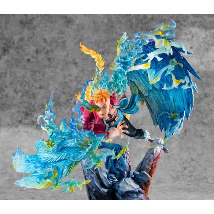 One Piece P.O.P MAS Maximum PVC Statue Marco the Phoenix Leader of 1st group of Whitebeard Pirates 32 cm