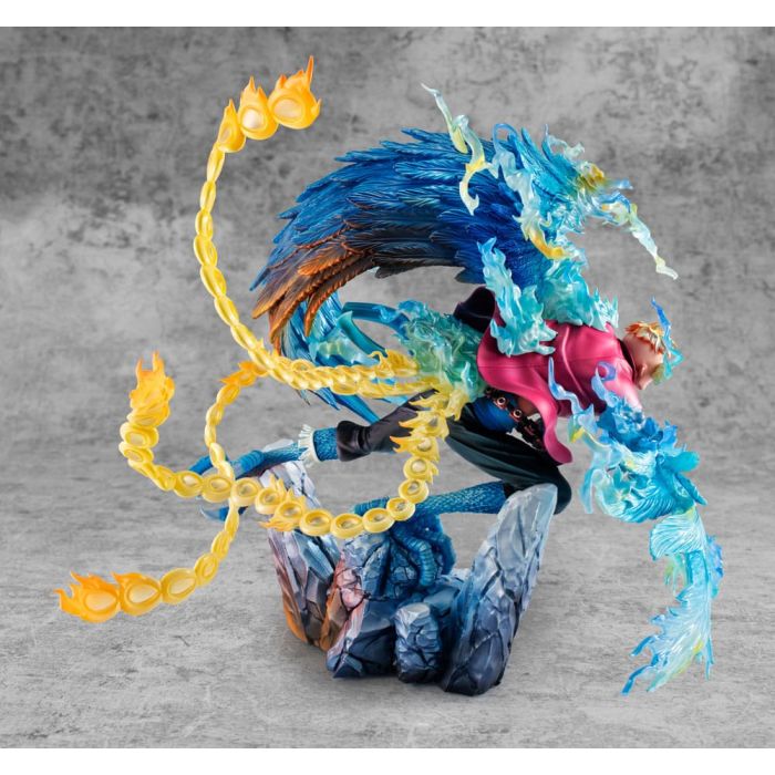 One Piece P.O.P MAS Maximum PVC Statue Marco the Phoenix Leader of 1st group of Whitebeard Pirates 32 cm