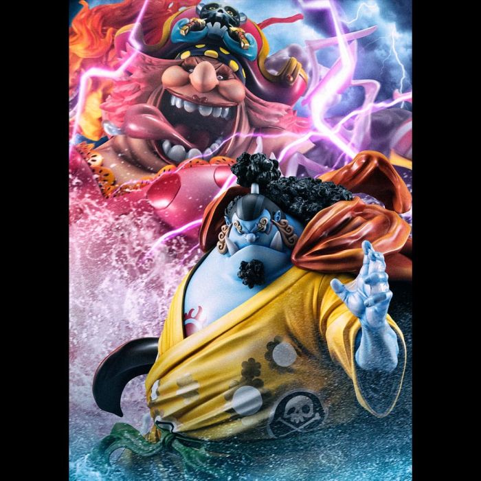 One Piece Portrait Of Pirates SA-MAXIMUM PVC Statue Knight of the Sea Jinbe Limited Reprint 25 cm    