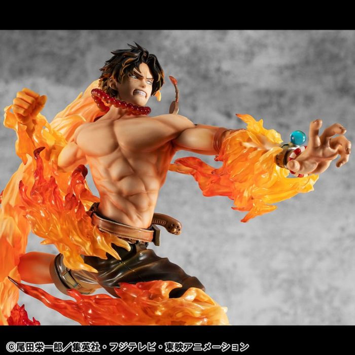 One Piece P.O.P NEO-Maximum PVC Statue Portgas D. Ace 15th Anniversary Super Limited Reprint Ver. 23 cm