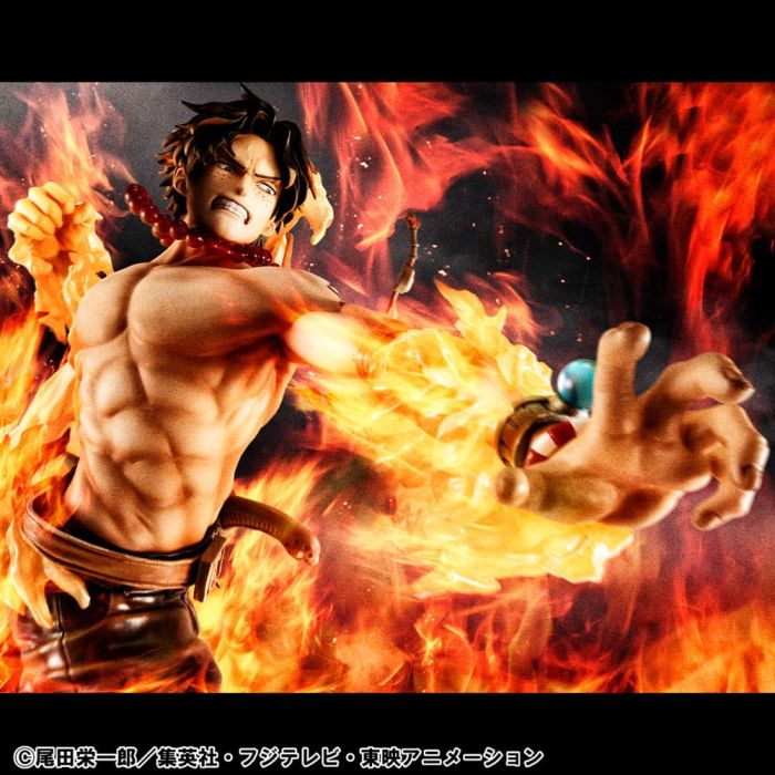 One Piece P.O.P NEO-Maximum PVC Statue Portgas D. Ace 15th Anniversary Super Limited Reprint Ver. 23 cm