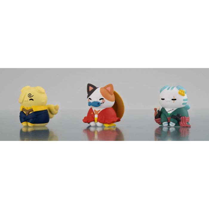 One Piece Mega Cat Project Trading Figure 3-Pack Nyan Piece Nyan! Happy Trio 2024 Limited Ver. 3 cm