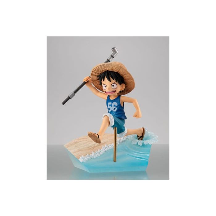 One Piece G.E.M. Series PVC Statue Monkey D. Luffy Run! Run! Run! 15th anniversary Ver. 12 cm     