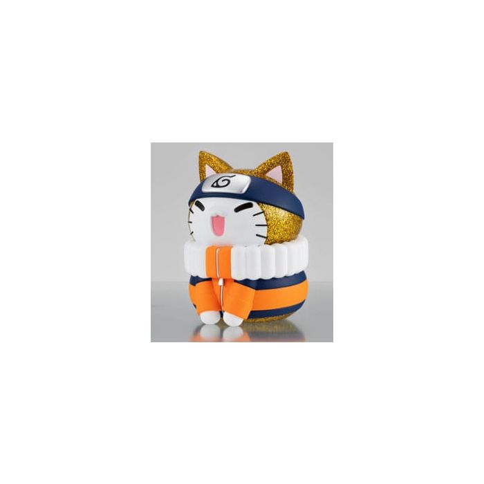 Naruto Shippuden Mega Cat Project Nyanto! Giant Nyaruto Series Trading Figure Naruto Uzumaki Gold Ver. 10 cm  