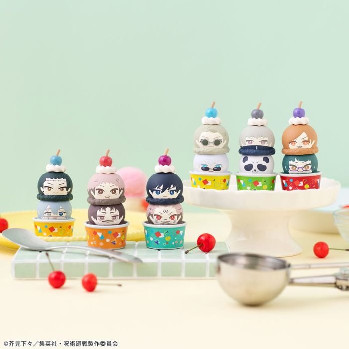 Jujutsu Kaisen Tsumichen Stack up & Change Trading Figure 6-Pack 8 cm (with gift)  