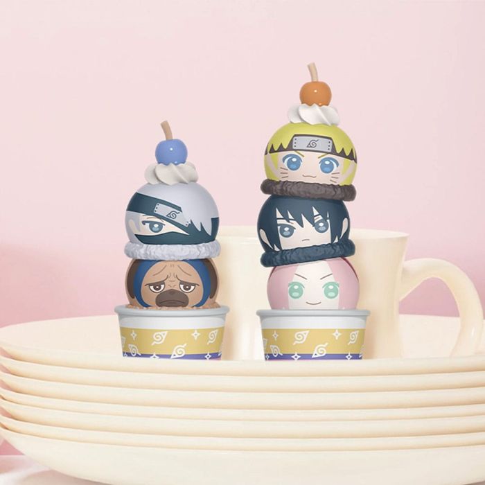 Naruto Shippuden Tsumichen Stack up & Change Trading Figure 6-Pack 8 cm (with gift)  