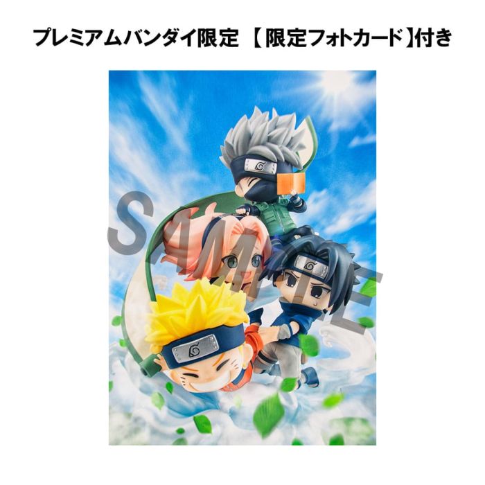 Naruto Shippuden FigUnity PVC Mini Statue Gather here, Team 7 13 cm (with gift)       