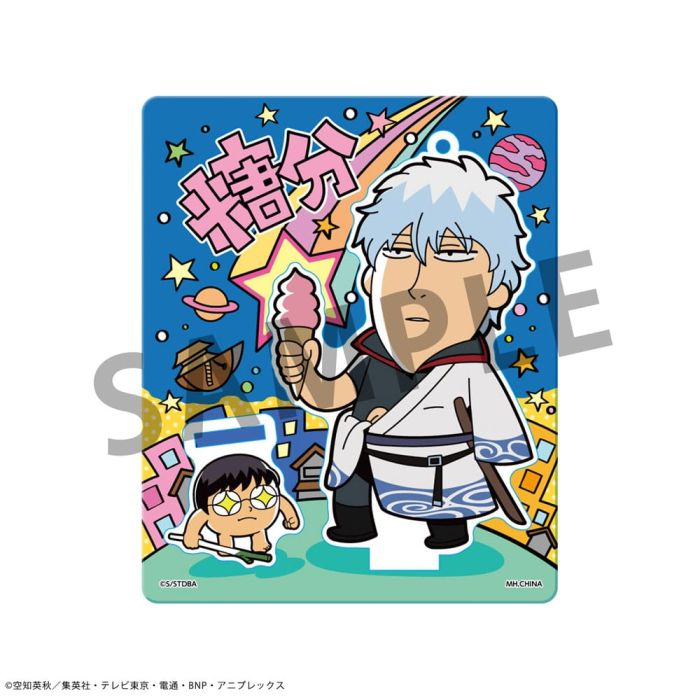 Gintama x Okawabukubu Acrylic Figure Display 11 cm (8)
