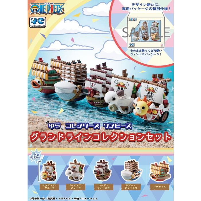 One Piece Yuracolle Series Trading Figure 5-Pack Grand Line 6 cm 