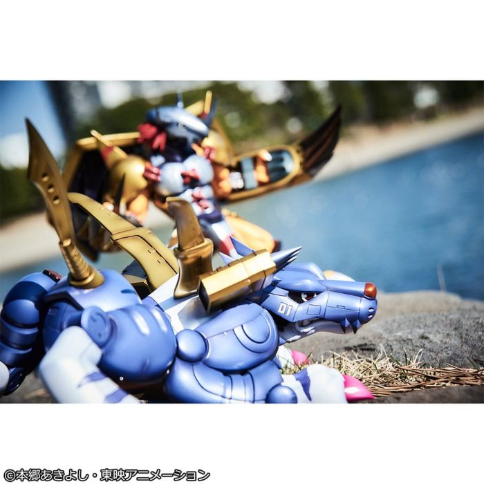 Digimon Adventure Precious G.E.M. Series PVC Statue Metal Garurumon & Ishida Yamato 30 cm