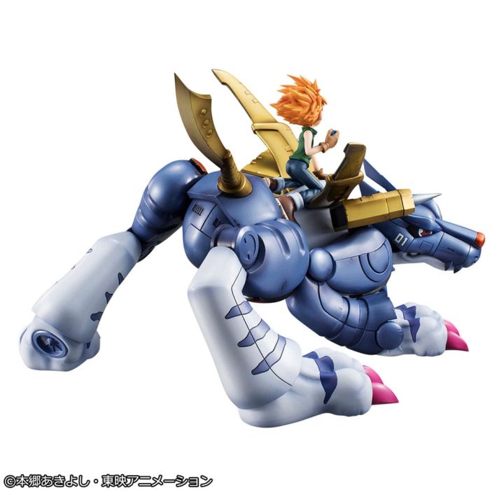 Digimon Adventure Precious G.E.M. Series PVC Statue Metal Garurumon & Ishida Yamato 30 cm
