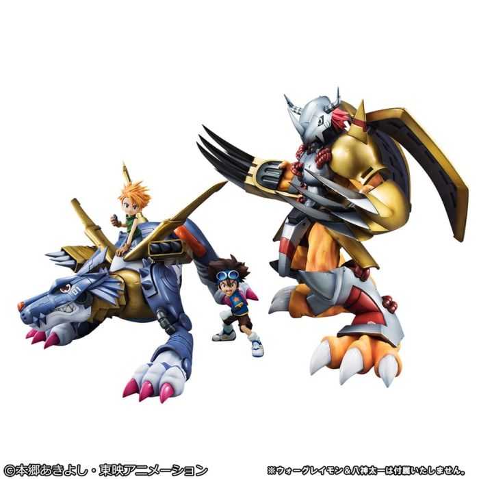 Digimon Adventure Precious G.E.M. Series PVC Statue Metal Garurumon & Ishida Yamato 30 cm