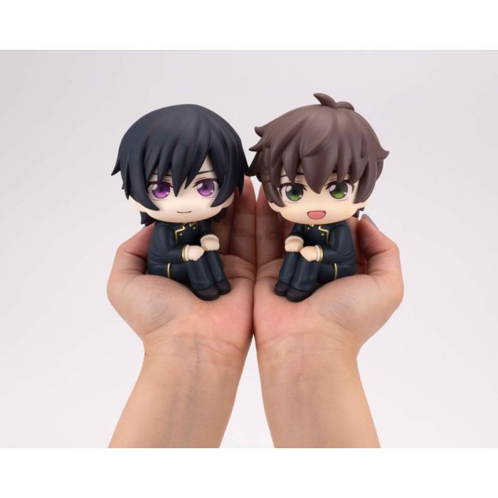 Code Geass Lelouch of the Rebellion Look Up PVC Statues Lelouch Lamperouge & Suzaku Kururugi Set (with gift) 11 cm     