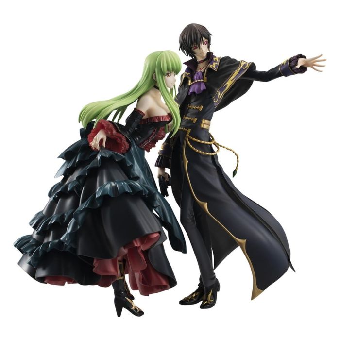 Code Geass: Lelouch of the Rebellion Precious G.E.M. Series Statue 2-Pack L.L. & C.C. 20th Anniversary 25 cm
