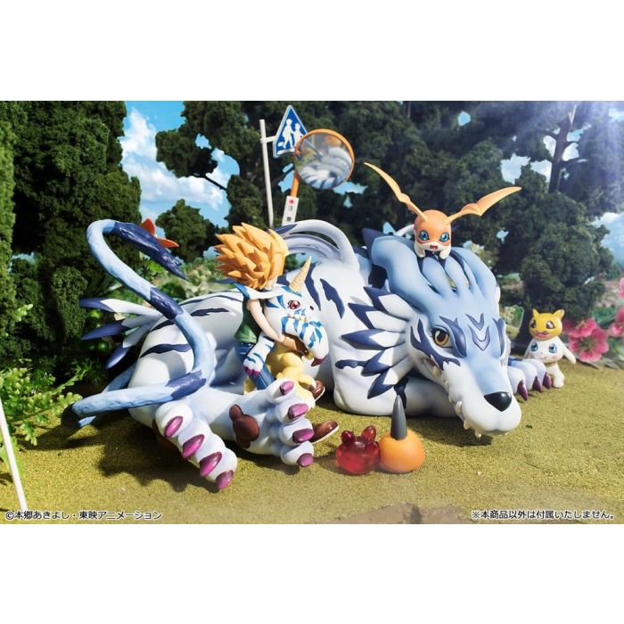 Digimon Adventure G.E.M. Series PVC Figure Garurumon & Ishida Yamato 25 cm (Repeat)