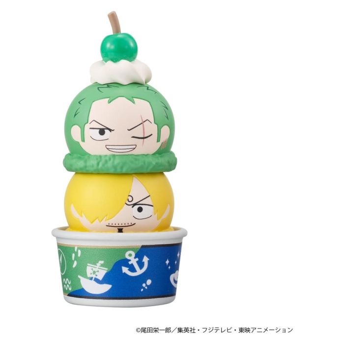 One Piece Tsumichen Stack up & Change Trading Figure 6-Pack 8 cm (with gift)  