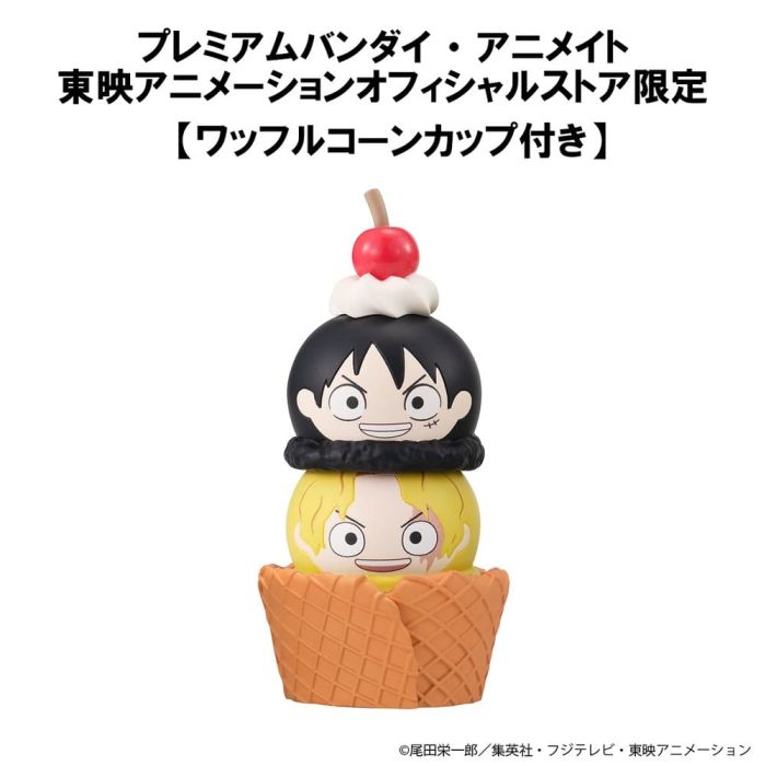 One Piece Tsumichen Stack up & Change Trading Figure 6-Pack 8 cm (with gift)  