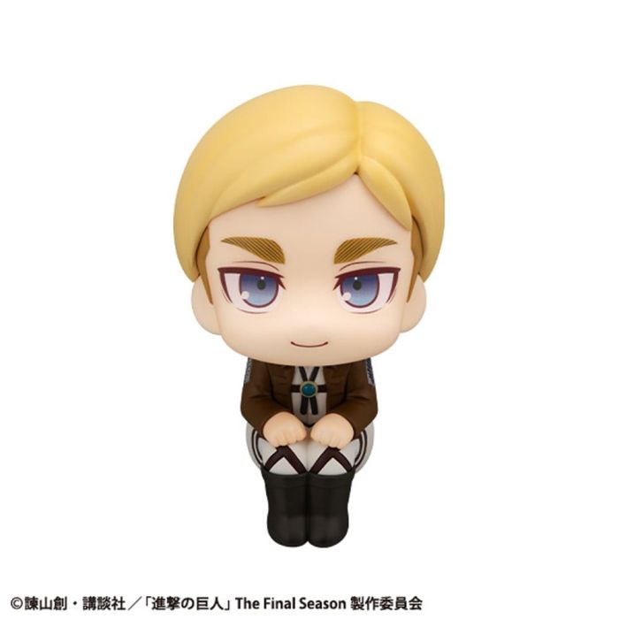 Attack on Titan Look Up PVC Statues Hange Zoe & Erwin Smith (with gift) 11 cm           