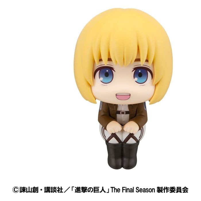 Attack on Titan Lookup PVC Figures 2-Pack Armin Arlert & Eren Yeager Grumpy Ver. 11 cm (with gift)