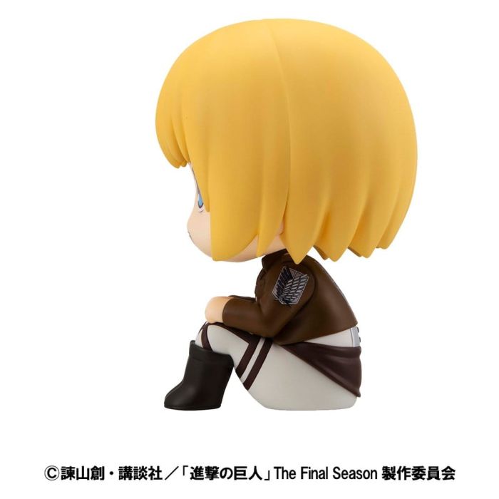 Attack on Titan Lookup PVC Figures 2-Pack Armin Arlert & Eren Yeager Grumpy Ver. 11 cm (with gift)