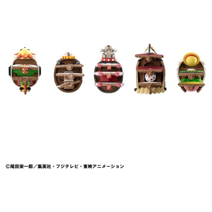 One Piece YuraColle Series Mini Figures Grand Line Collection Set Vol.3 6 cm
