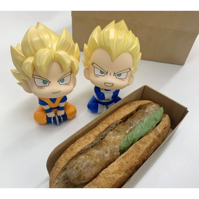 Dragon Ball DAIMA Look Up PVC Figures 2-Pack Super Saiyan Son Goku (mini) & Super Saiyan Vegeta (mini) 11 cm (with gift)