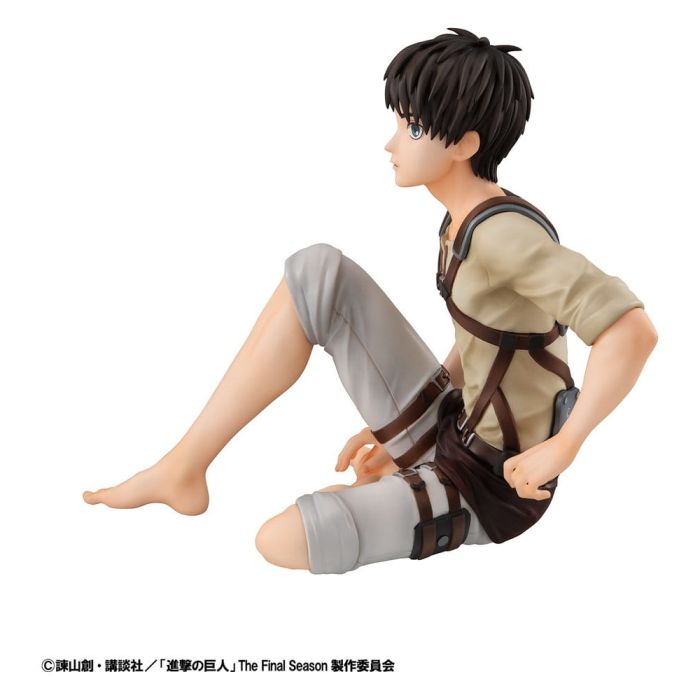 Attack on Titan G.E.M. Series PVC Figures 2-Pack Eren Yeager & Squad Captain Levi Palm Size
