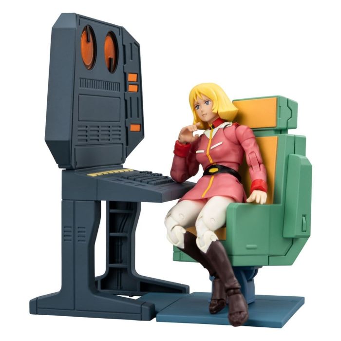 Mobile Suit Gundam G.M.G. Collection EX Diorama White Base Bridge Radio Operator Desk Set 10 cm (with gift)