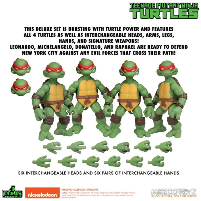 Teenage Mutant Ninja Turtles Action Figures Teenage Mutant Ninja Turtles Deluxe Set 8 cm