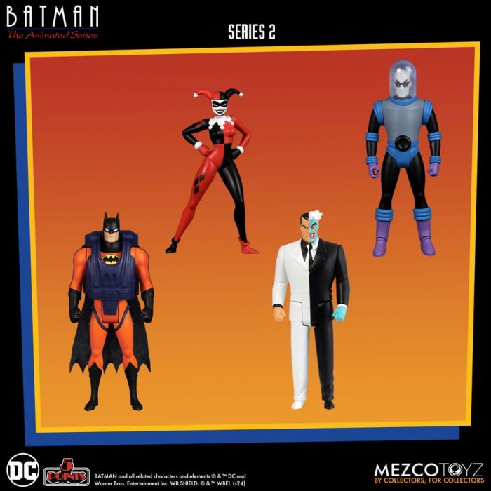 Batman: The Animated Series 2 5 Points Action Figures Deluxe Box Set 9 cm