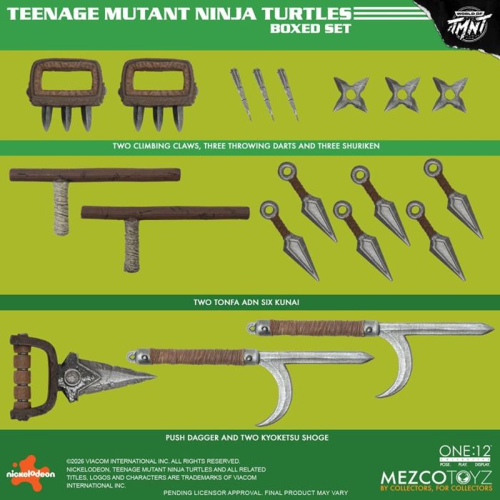 Teenage Mutant Ninja Turtles One:12 Collective Action Figures 1/12 Boxed Set 17 cm