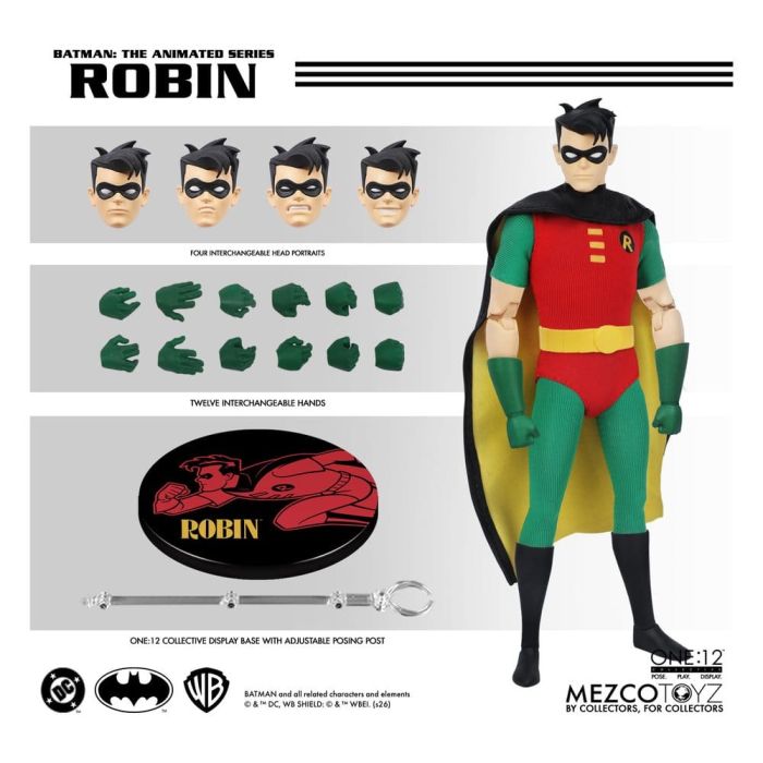 Batman: The Animated Series One:12 Collective Action Figure 1/12 Robin 17 cm