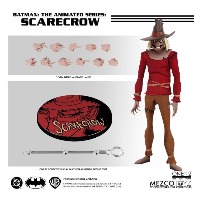 Batman: The Animated Series One:12 Collective Action Figure Scarecrow 17 cm