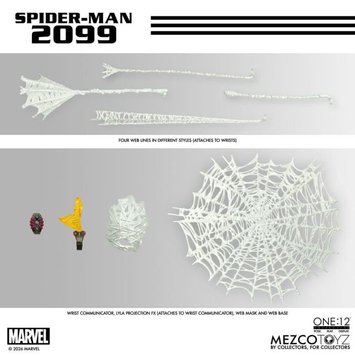 Marvel Comics One:12 Collective Action Figure 1/12 Spider-Man 2099 17 cm