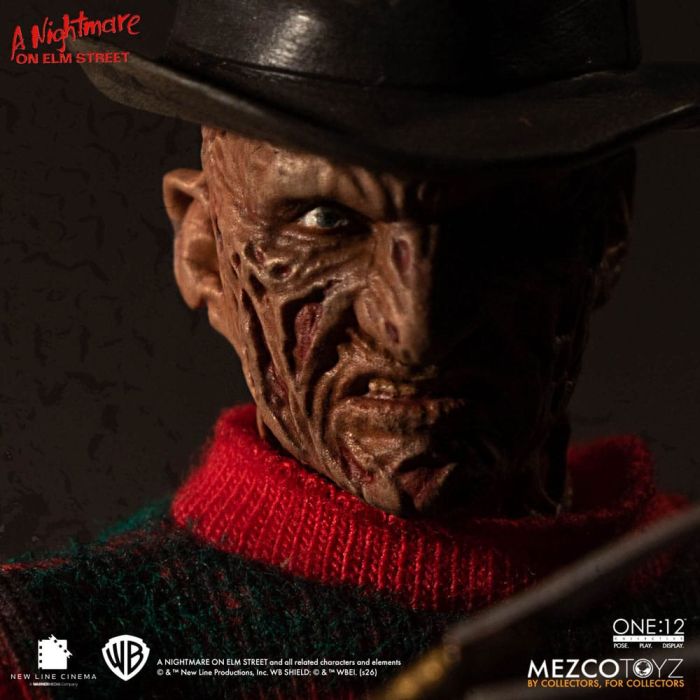 Nightmare On Elm Street Action Figure 1/12 Freddy Krueger 17 cm