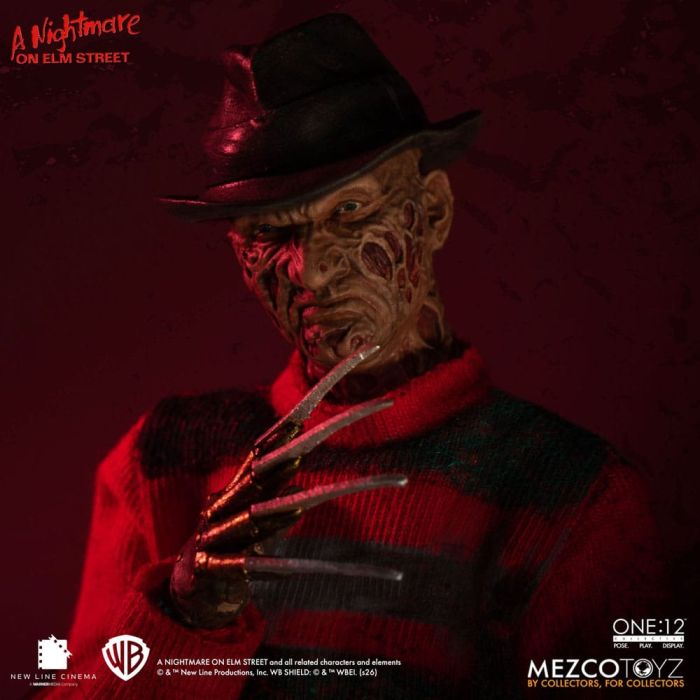 Nightmare On Elm Street Action Figure 1/12 Freddy Krueger 17 cm