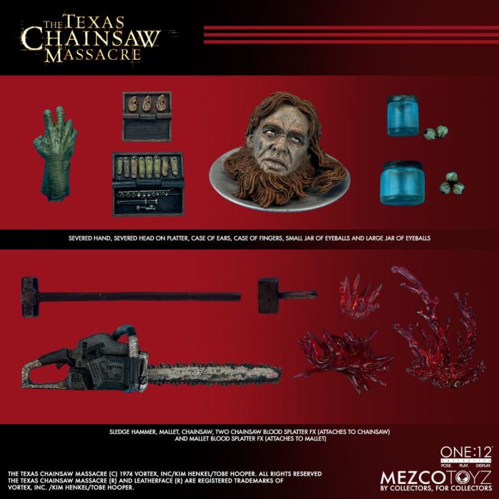 Texas Chainsaw Massacre (2003) Action figure 1/12 Leatherface 17 cm