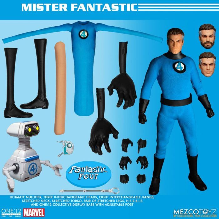 Marvel Action Figures 1/12 Fantastic Four Deluxe Steel Box Set 16 cm