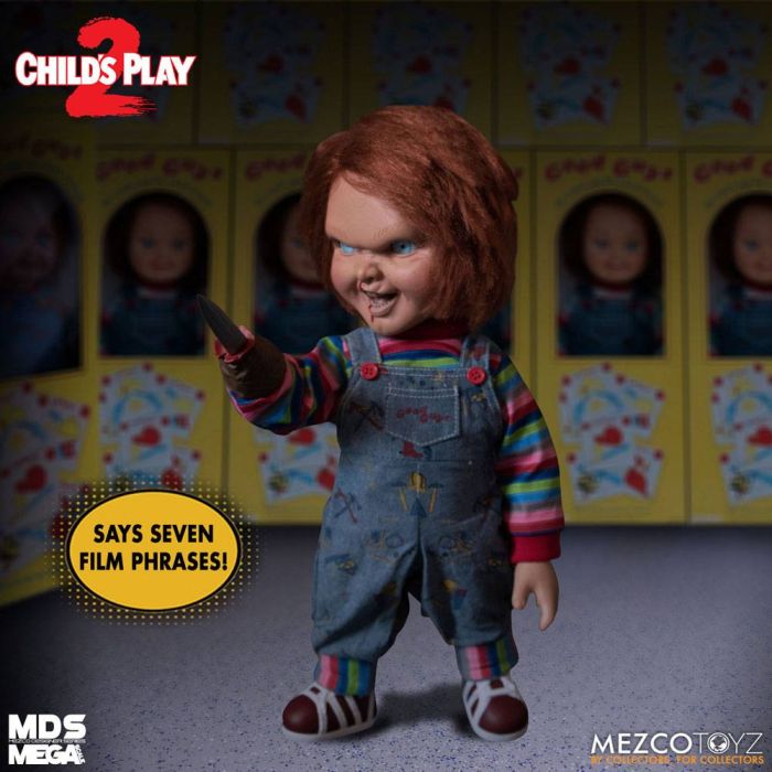 Child´s Play 2 Designer Series Talking Menacing Chucky 38 cm