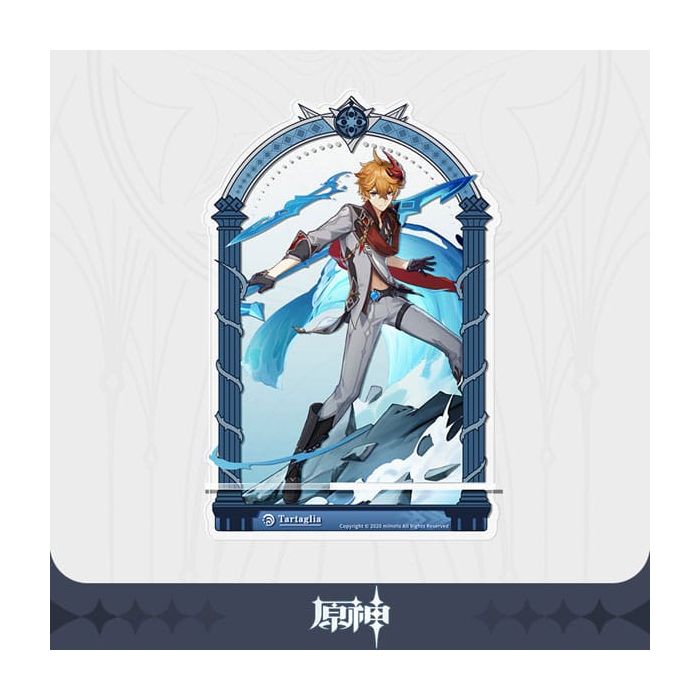 Genshin Impact Acrylic Phone Stand Tartaglia 17 cm