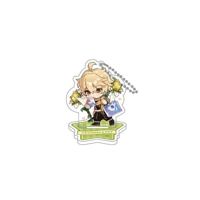 Genshin Impact Genshin Fes 2021 Acrylic Figure & Keychain Traveler Aether 9 cm