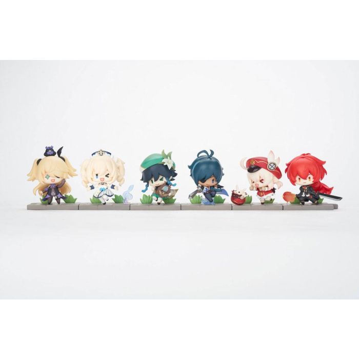 Genshin Impact Battle Scene Series Trading Figure 6-Pack Mondstadt Edition 5 cm 