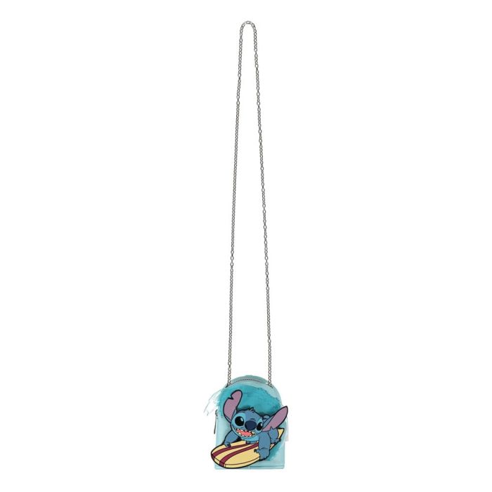 Lilo & Stitch Micro Bag Coin Purse with Keychain Stitch Surfing  