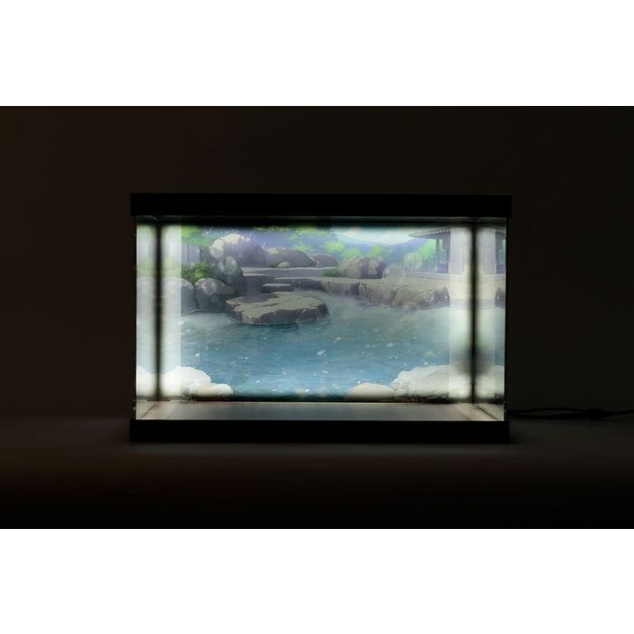 Azur Lane Acrylic Display Case with Lighting for figure Kashino Hot Springs Relaxation