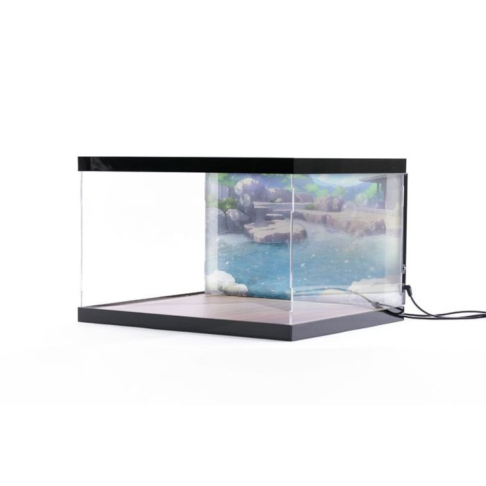 Azur Lane Acrylic Display Case with Lighting for figure Kashino Hot Springs Relaxation