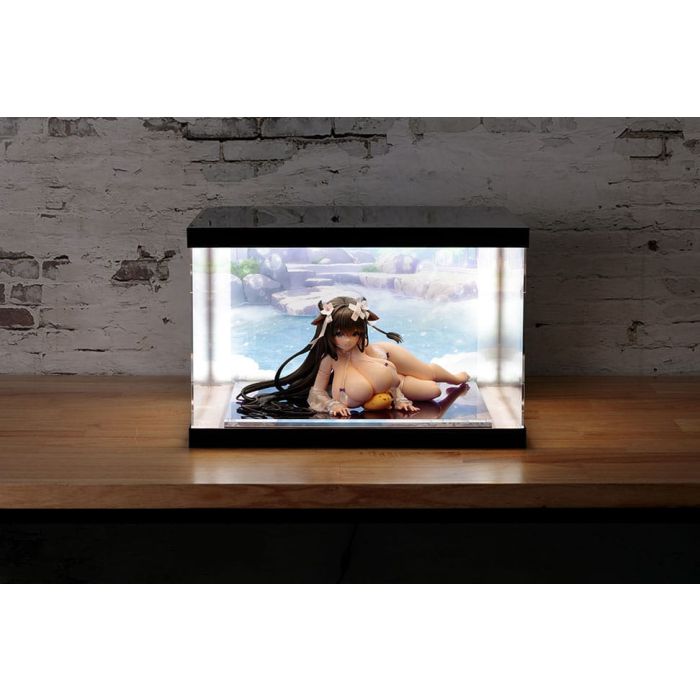 Azur Lane Acrylic Display Case with Lighting for figure Kashino Hot Springs Relaxation
