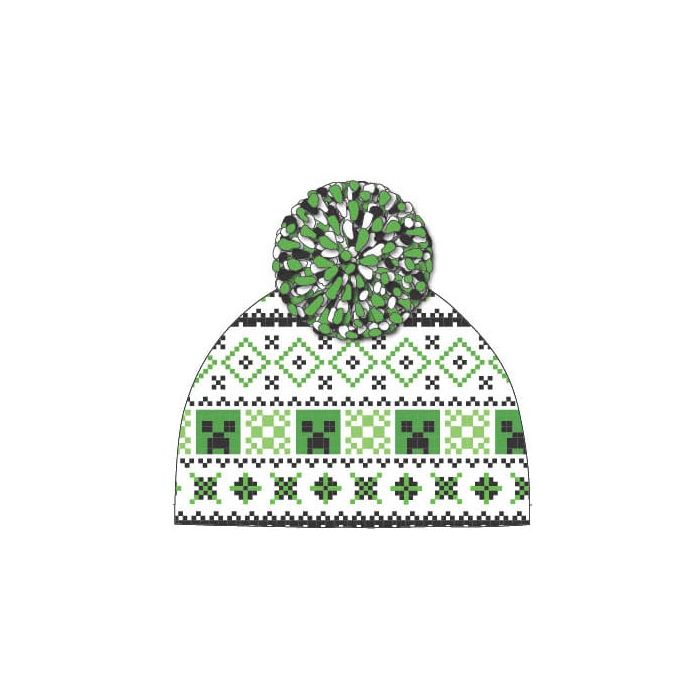 Minecraft Pom-Pom Beanie 